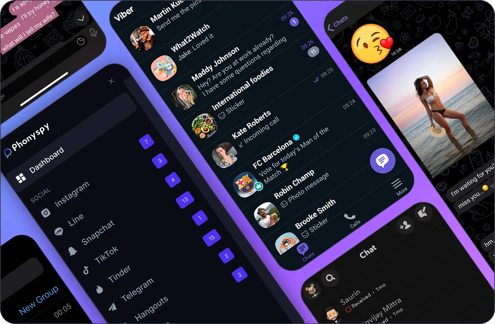 Andere bekannte Apps verfolgen